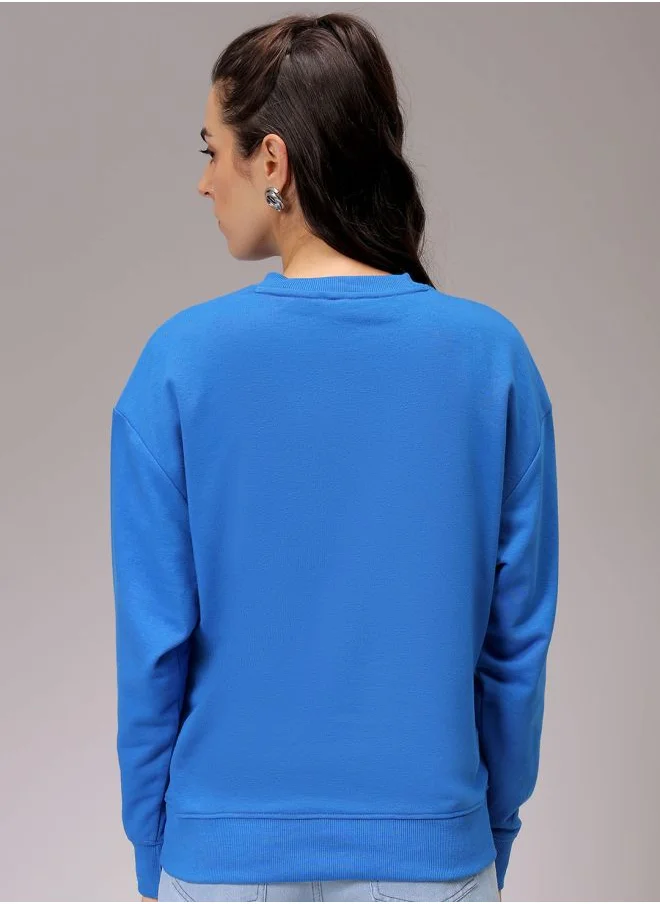 Freehand Women Boxy Fit Looney Tunes Oversized Sweatshirt