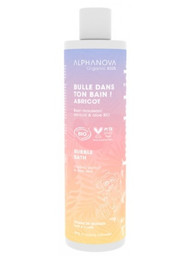 Alphanova Kids Bulle Dans Ton Bain ! Apricot Organic Foaming Bath 250ml