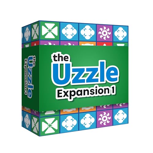 The Uzzle Uzzle 3.0 Expansion, Requires Uzzle Base Game, Block Puzzle Board Game for Adults & Kids, Expert-Level Challenges, an Action Packed Family Board Game Add On, for Ages 4+ - Image 1