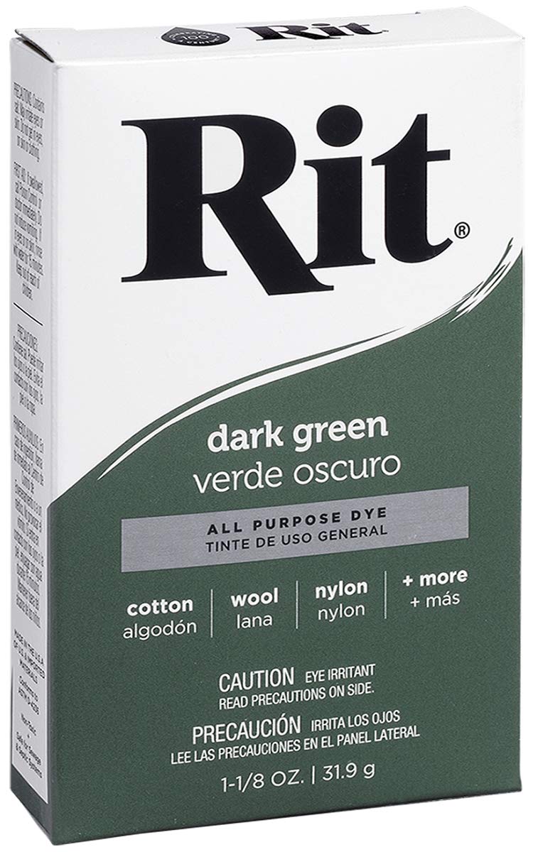 Rit All-Purpose Powder Dye, Dark Green - Image 1