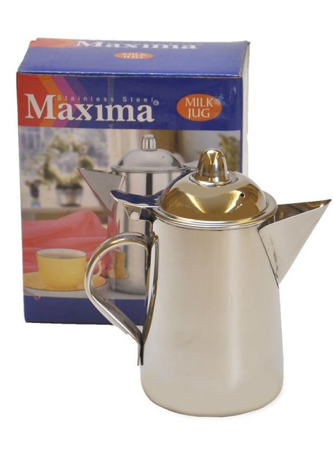 Milk Jug Steel Available Sizes 1.2L 1.6L 2L 2.5L Silver