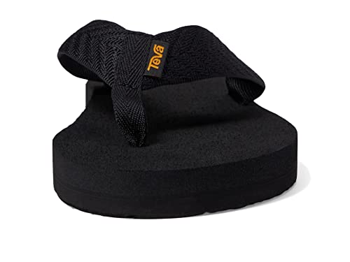Teva Women's Mush II Flip Flop,Fronds Black,7 M US - Image 2