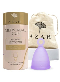 Azah Menstrual Cup for Women [Upto 8-10 Hours Protection] | Reusable Cup with Pouch | Ultra Soft, Odour & Rash Free| 100% Medical Grade Silicone|No Leakage | Large - Pack of 1 - pzsku/Z378A6ADA3BD5790CC183Z/45/_/1738306550/06c51027-9ea0-41a3-abce-2e4a273a6999