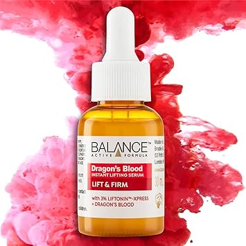 Balance Active Formula سيروم رفع فوري من تركيبة بالانس أكتيف فورمولا بدم التنين 30 مل خفيف الوزن وغير دهني لبشرة أكثر تماسكًا وتقليل ظهور التجاعيد - Image 3