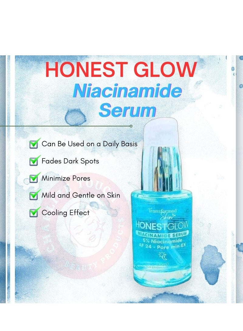 Transformed Skin Honest Glow 5% Niacinamide Serum 30ml‏ - Image 2