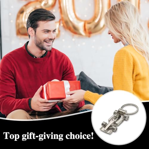 SQUISHCO F1 Keychain, Formula 1 Key Chain Set, Racing Car Accessories for Men, Unique F1 Merchandise Gifts, Durable Keyring for Everyday Use - Image 2
