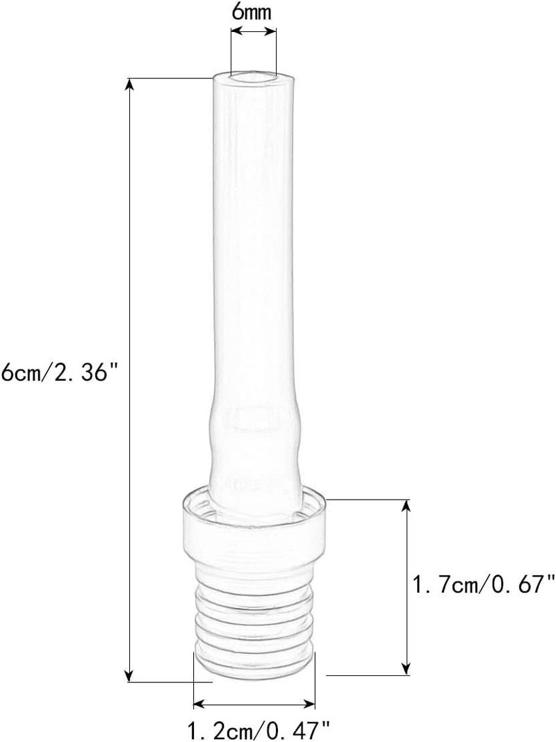 Mtsooning 2Pcs Blue Gas Fuel Cap Valve Vent Breather Hose Tube Universal - Image 3