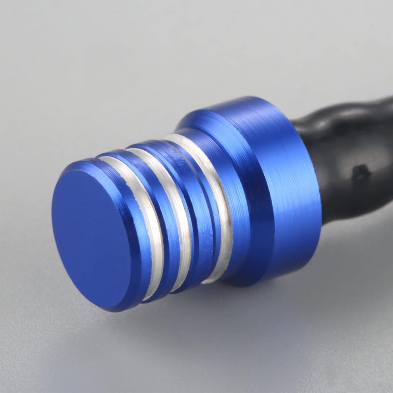 Mtsooning 2Pcs Blue Gas Fuel Cap Valve Vent Breather Hose Tube Universal - Image 4