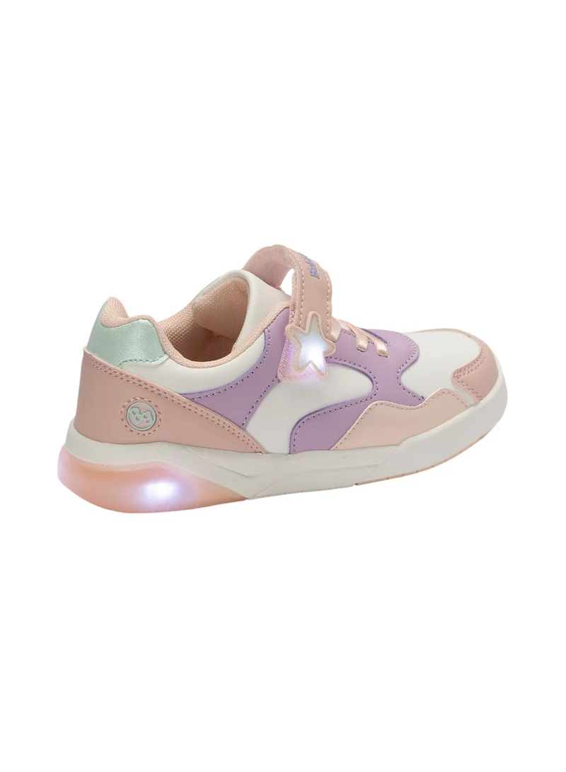 Bata Character Print Sneakers with Hook and Loop Closure
