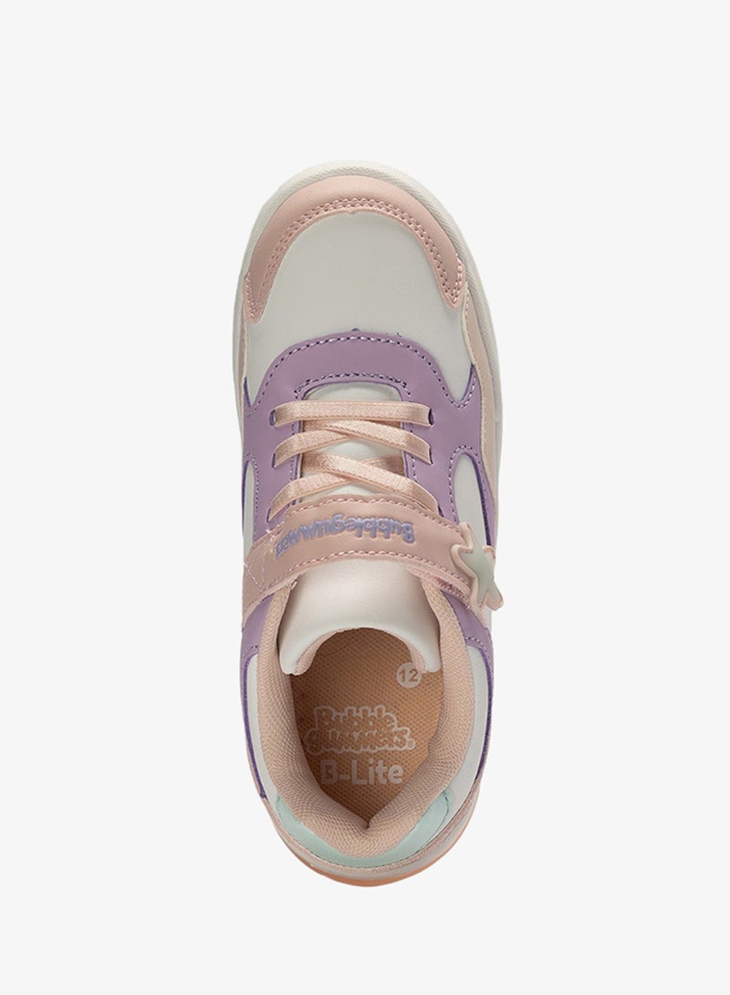 Bata Character Print Sneakers with Hook and Loop Closure - Image 4