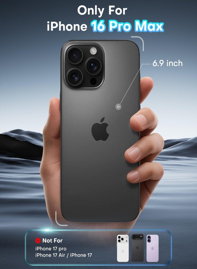 OMOTON 2 Pack Privacy Screen Protector for iPhone 16 Pro Max, Purple & Pink Gradient Anti-Spy Tempered Glass Screen Protector with Auto-Dust Removal Tray, Anti Blue & Eye Protection, Case Friendly - Image 2