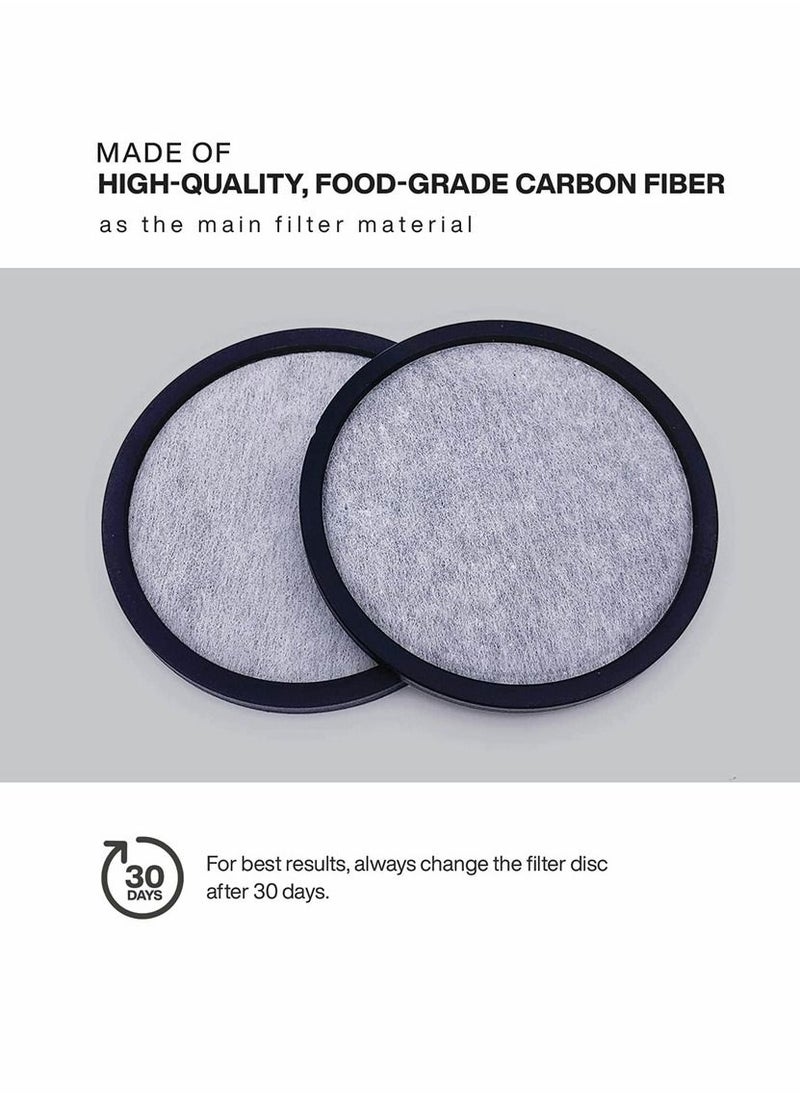 Y&D 12-Pack Replacement Charcoal Water Filter Discs for Mr. Coffee Brewers Machines  - Image 2