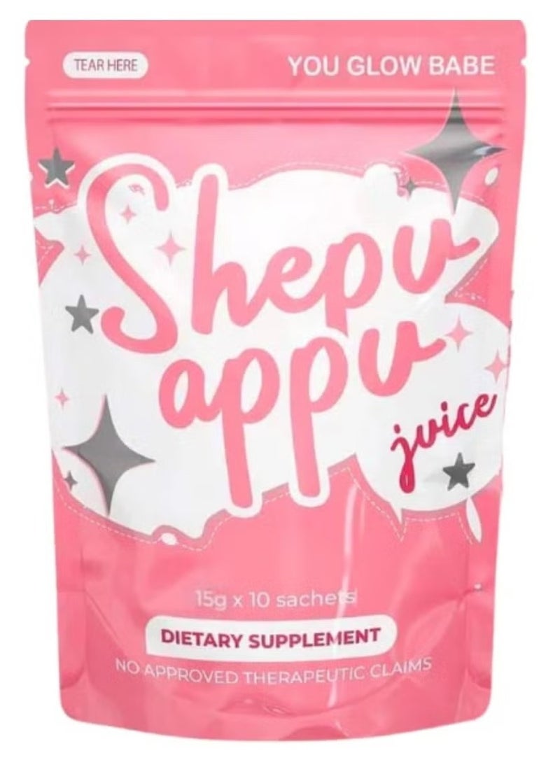 You Glow Babe Shepu Appu Juice 15g X 10 Sachets  - Image 1