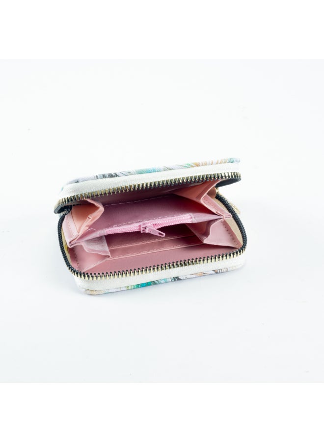 The Black Pearl Accessories Colorful Zipped Wallet with Multiple Pockets for Money, Cards, & Coins - Image 4