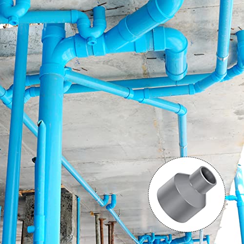 METALLIXITY Duct Reducer, (2 to 1 Inch) 2Pcs, PVC Pipe Increaser DWV Reducing Coupling - for Water Supplies Build, DIY, Garden Shelf Greenhouse, Gray - Image 5
