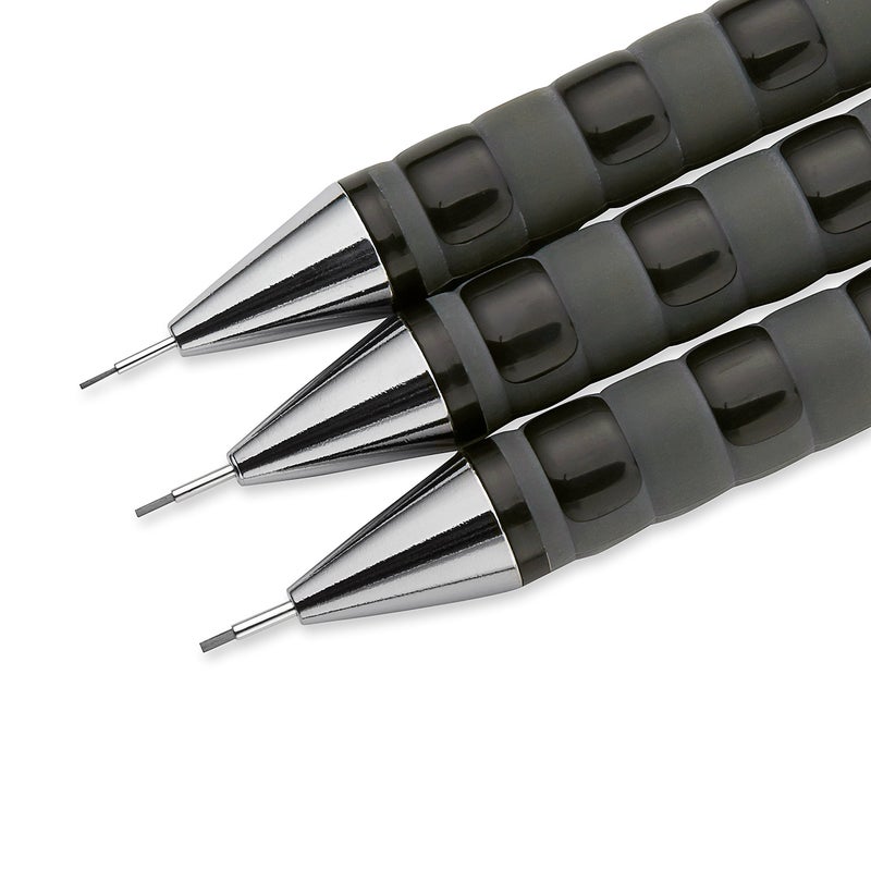 rOtring S0801310 Tikky Mechanical Pencil, Black Barrel, 3-Piece Set - Image 2