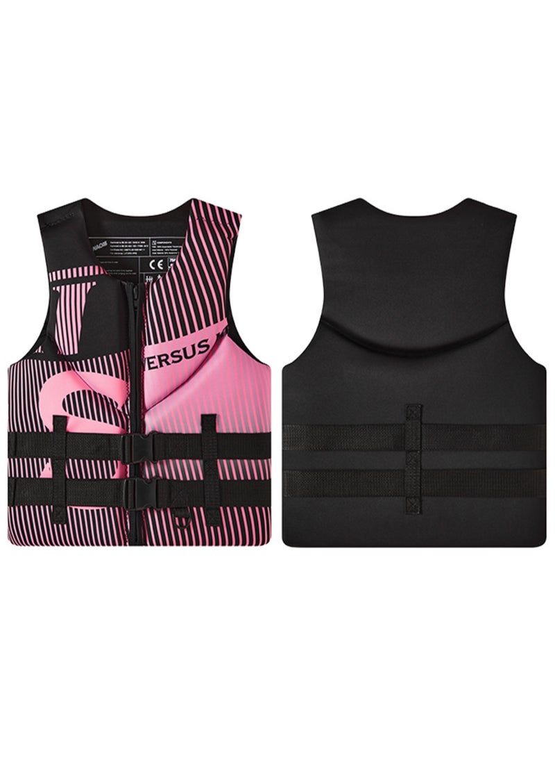 Generic Swim Vest Adult Water Sport Vest Neoprene Floaties for Swimming, Boating, Kayaking, Fishing | Adjustable Zipper Buckle Buoyancy Jacket - Image 1