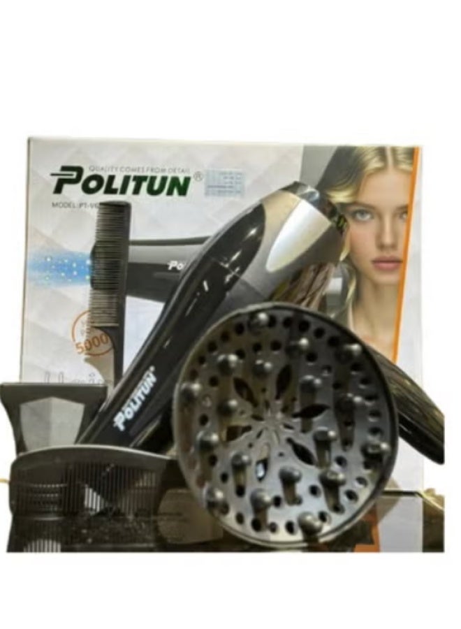 POLITUN Hair Dryer Professional Salon V6 - Image 1