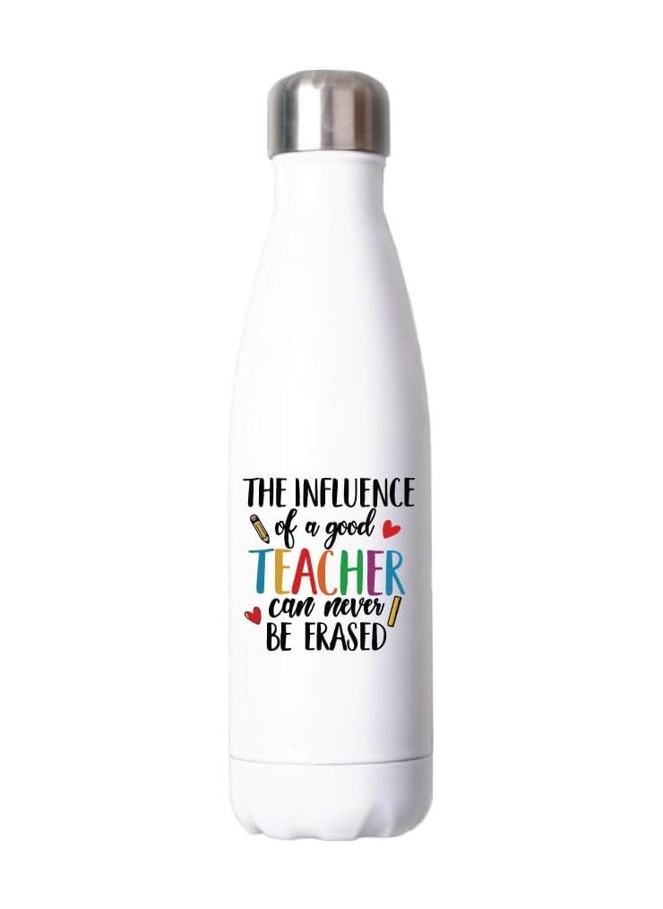 PRINTSHOP4ME - Teacher's Day Gift | Thermal Water Bottle Flask | for Teachers | Gift from Students to Teachers | Ideal for Birthday, Appreciation, Thank You Gift | 17oz - Image 1