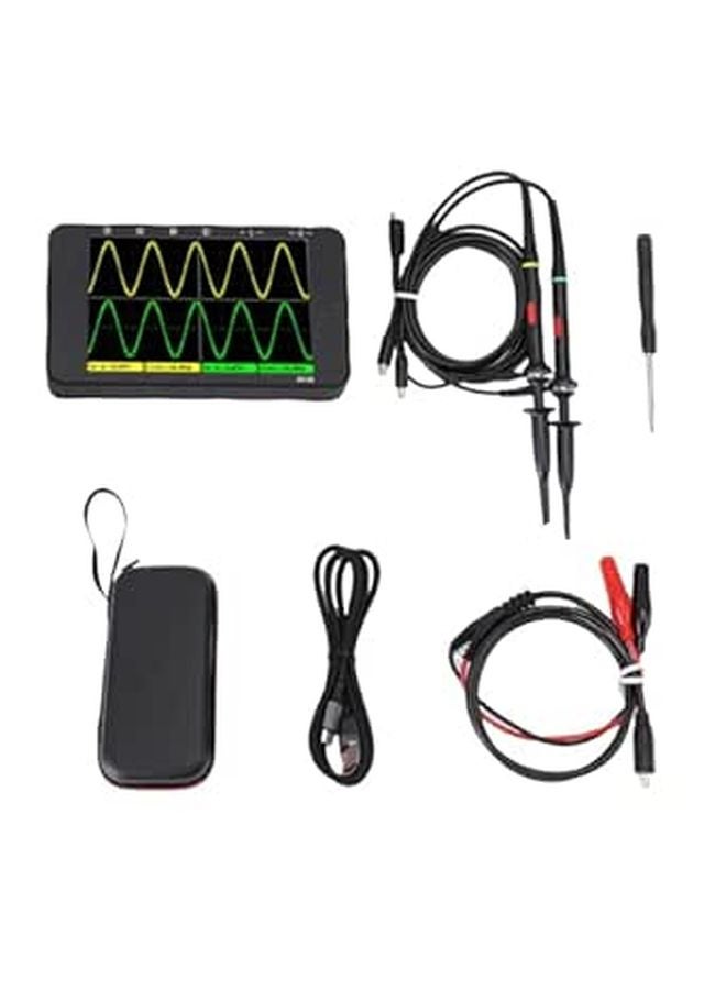 Handheld Digital Oscilloscope 250MSA S Dual Channel with 3 5 Inch IPS Screen Signal Generator - Image 1