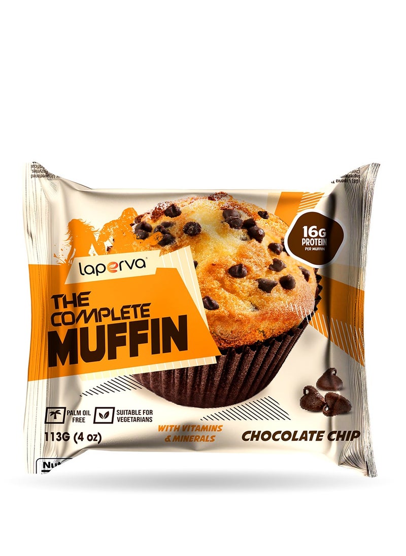Laperva the Complete Muffin, Chocolate Chip, 1 Piece 