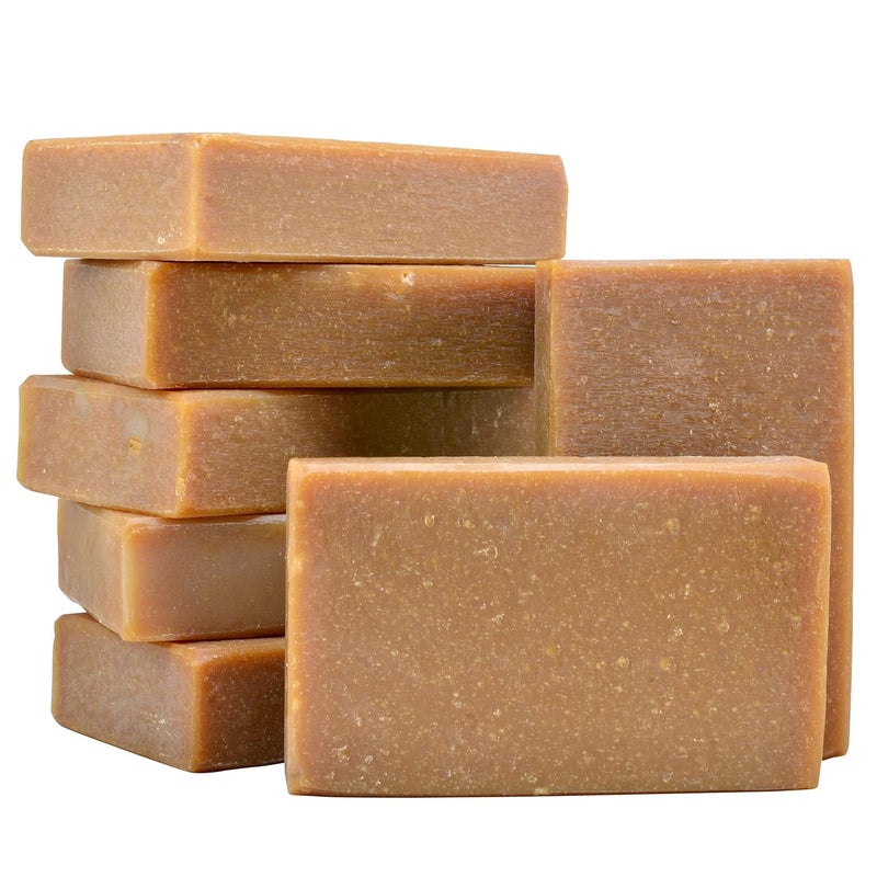 Goats Milk  Honey Bar Soap Bulk Box 7 Bars PALM OIL FREE