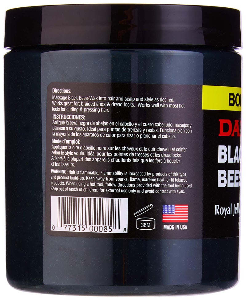 Dax Black Bees-Wax, 17.5 Ounce - Image 3
