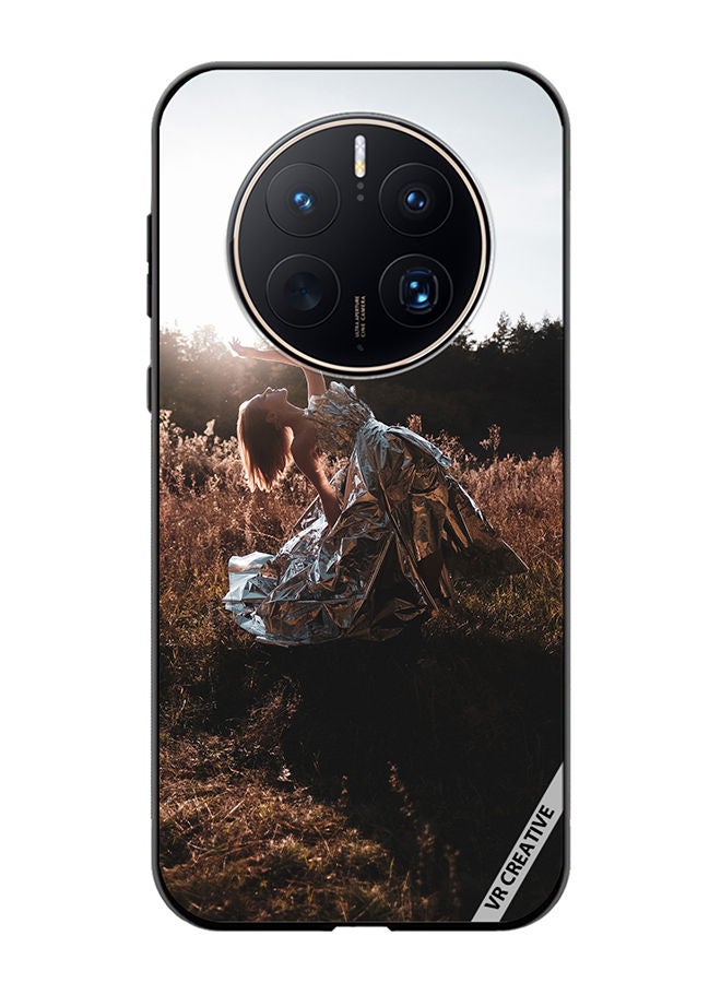 VR CREATIVE Protective Case Cover For Huawei Mate 50 Pro Girl Dance Pose Design Multicolour - Image 1