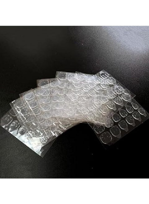 Double Face Glue for Hand and Foot Nails, 24 sticks, lasts on the nails all day long and is not affected by water.
