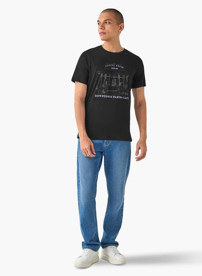 Splash FAV Slim Fit Printed T-shirt