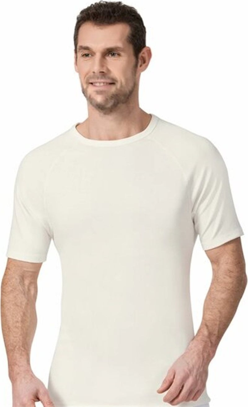 Namaldı 1 Piece Ecru Color Thermal Short Sleeve Underwear