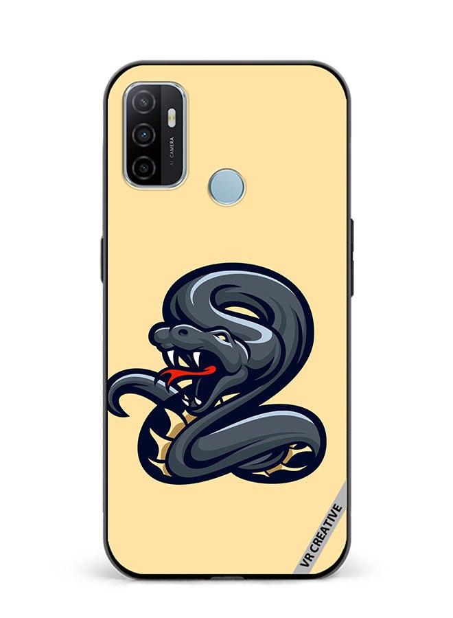 VR CREATIVE Protective Case Cover For Oppo A53 Snake Design Multicolour - Image 1