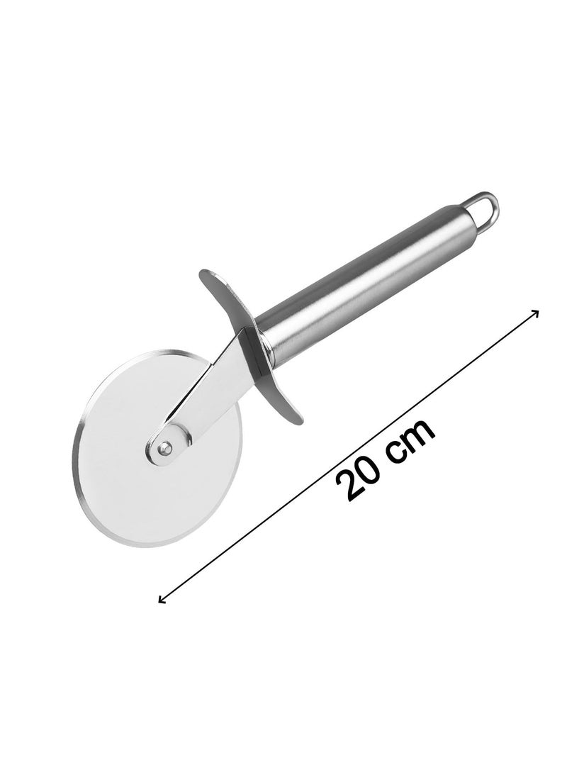 xperiens xperiens Kitchen Stainless Steel Pizza Cutter Pastry Slicer Pizza Wheel for Smooth Clean Cuts in Pizza and Pastry  - Image 4