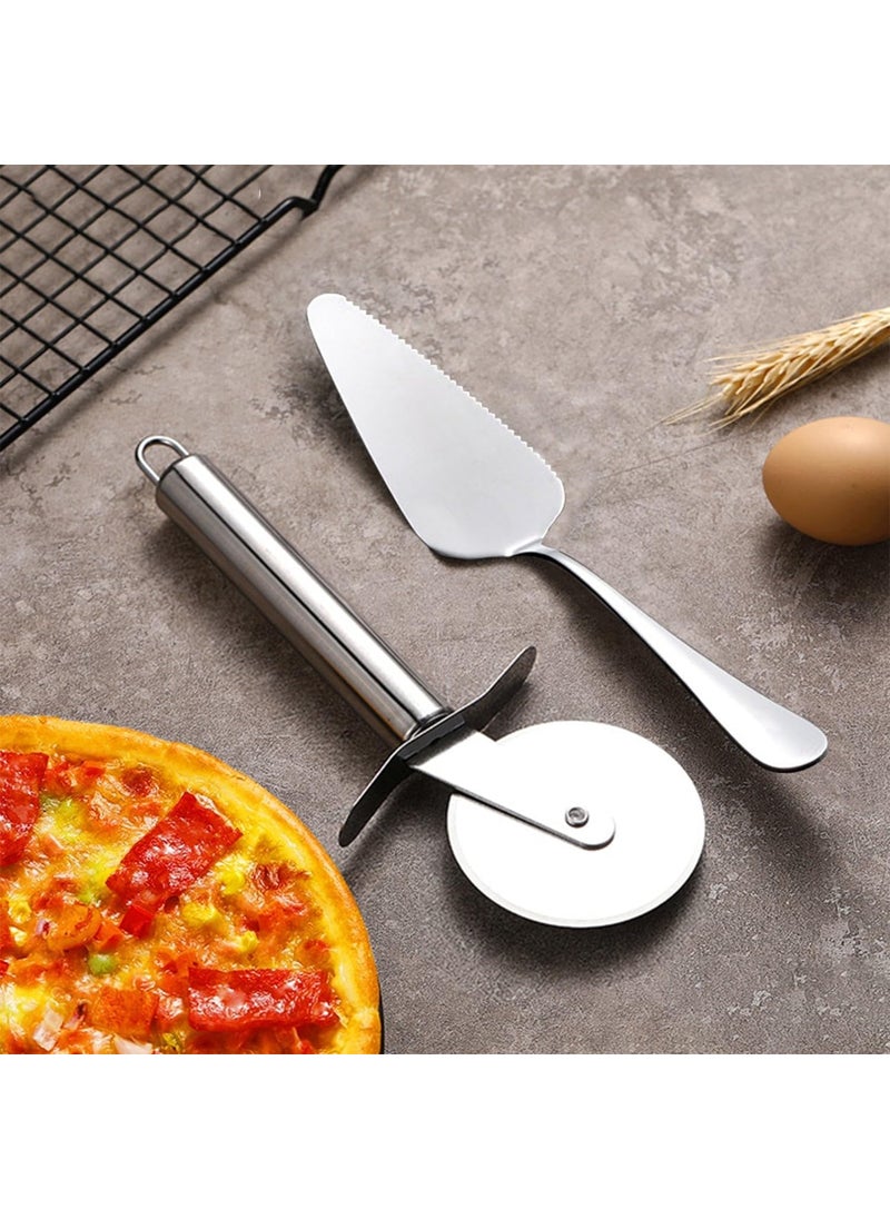 xperiens xperiens Kitchen Stainless Steel Pizza Cutter Pastry Slicer Pizza Wheel for Smooth Clean Cuts in Pizza and Pastry  - Image 5