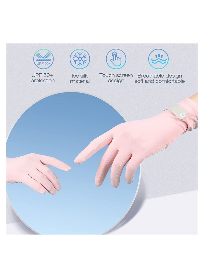 SYOSI UV Protection Gloves for Women, Summer Sun Protection Gloves, Full Finger Touchscreen for Golf Driving Riding Fishing Hiking - Image 5