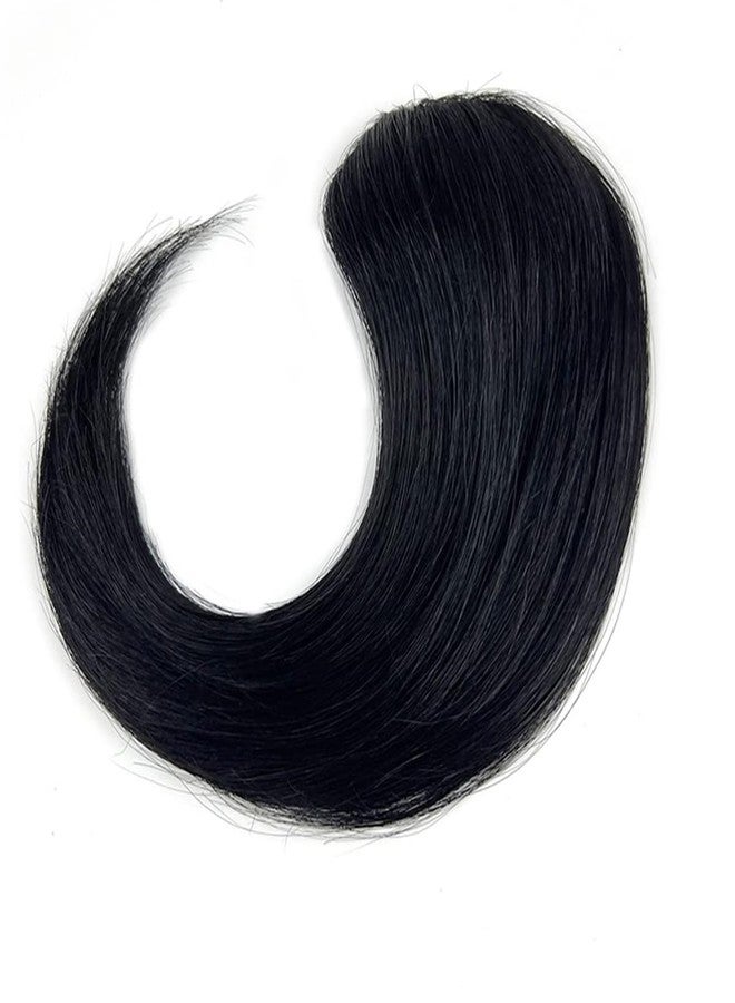 برافراجيا PRAVRAJYA شعر صناعي مموج مع غرة جانبية، غرة مموجة مع مشبك واحد غير مرئي، وصلة شعر للحفلات والاستخدام اليومي (أسود طبيعي، عبوة من 4 قطع) - Image 5