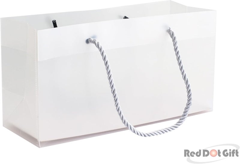 Red Dot Gift® 5pcs Paired PVC Bag H12*23 * 8.5cm for Rectangle Cardboard Biscuit Boxes Cookie Packaging Containers Baking Cake Chocolate Storage Party Supplies Wedding Gifts, (Paired PVC Bag) - Image 4