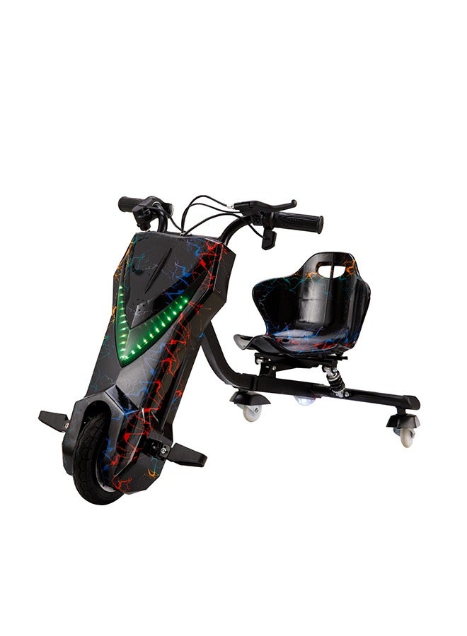 MYTOYS 36V Drifting, 3 Wheel Electric Scooter - 3 Driving Modes- Bluetooth- Speaker- Lights - Shock Absorber Safety Gears Speed Multicolour - Image 2