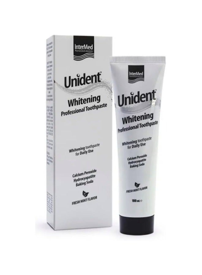 InterMed Intermed Unident Whitening Professional Toothpaste – 100ml