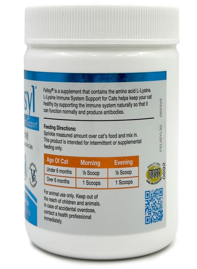 Pet Health Solutions Felisyl Immune System Support(L-Lysine) Granules for Cats 3.5oz(100g) - Image 5
