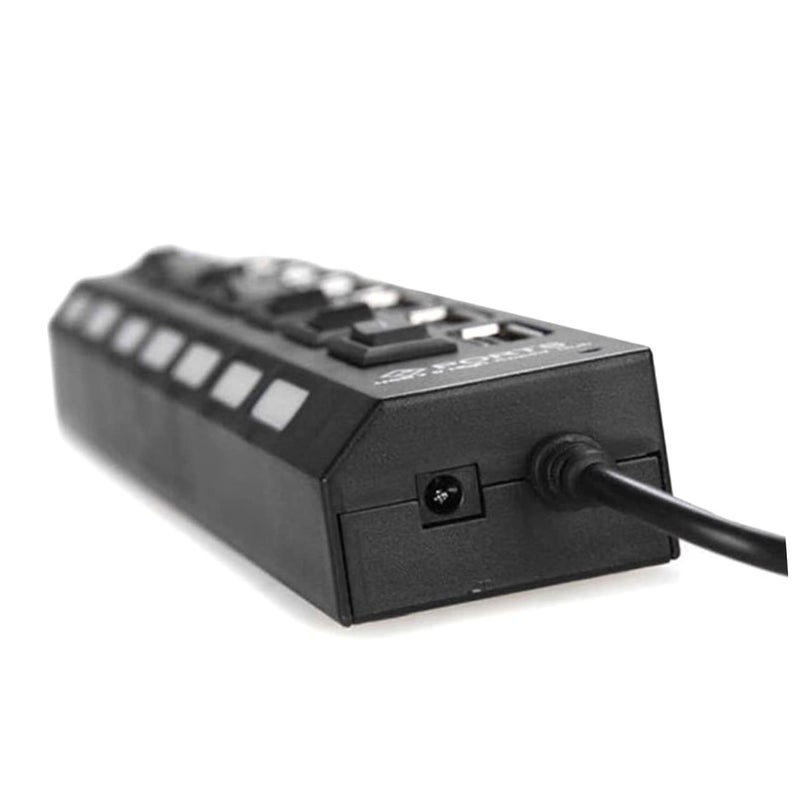 7 منفذ USB Hub 2.0 موسع عالي السرعة للكمبيوتر المحمول وسطح المكتب مع حماية السلامة - Image 2