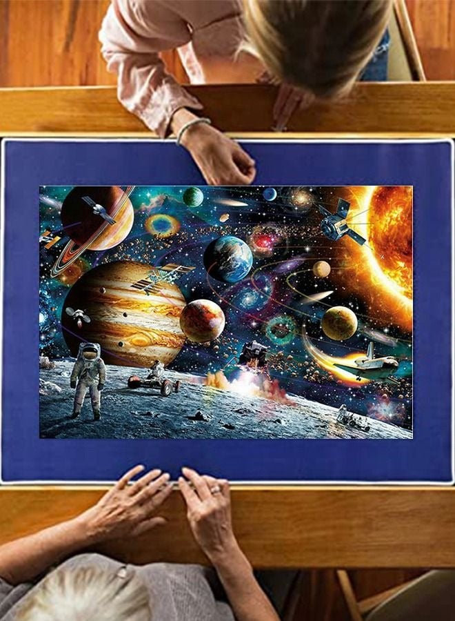 بايبي الفضاء المسافر الفضاء بانوراما 1000 قطعة بانوراما رائد الفضاء بازل قطع لغز بانوراما ألعاب تعليمية للتعلم للأطفال - Image 5