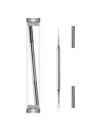 2 Pack in 1 Facial Milia Removal and Whitehead Extractor Lancet Circle Loop Sharp Needle Pimple Popper Tool Professional Blackhead & Blemish Remover for Nose Face - pzsku/Z378C1EF5E3BF8290BD56Z/45/_/1704553913/c13f5c48-0068-4669-a510-de95af072b1c