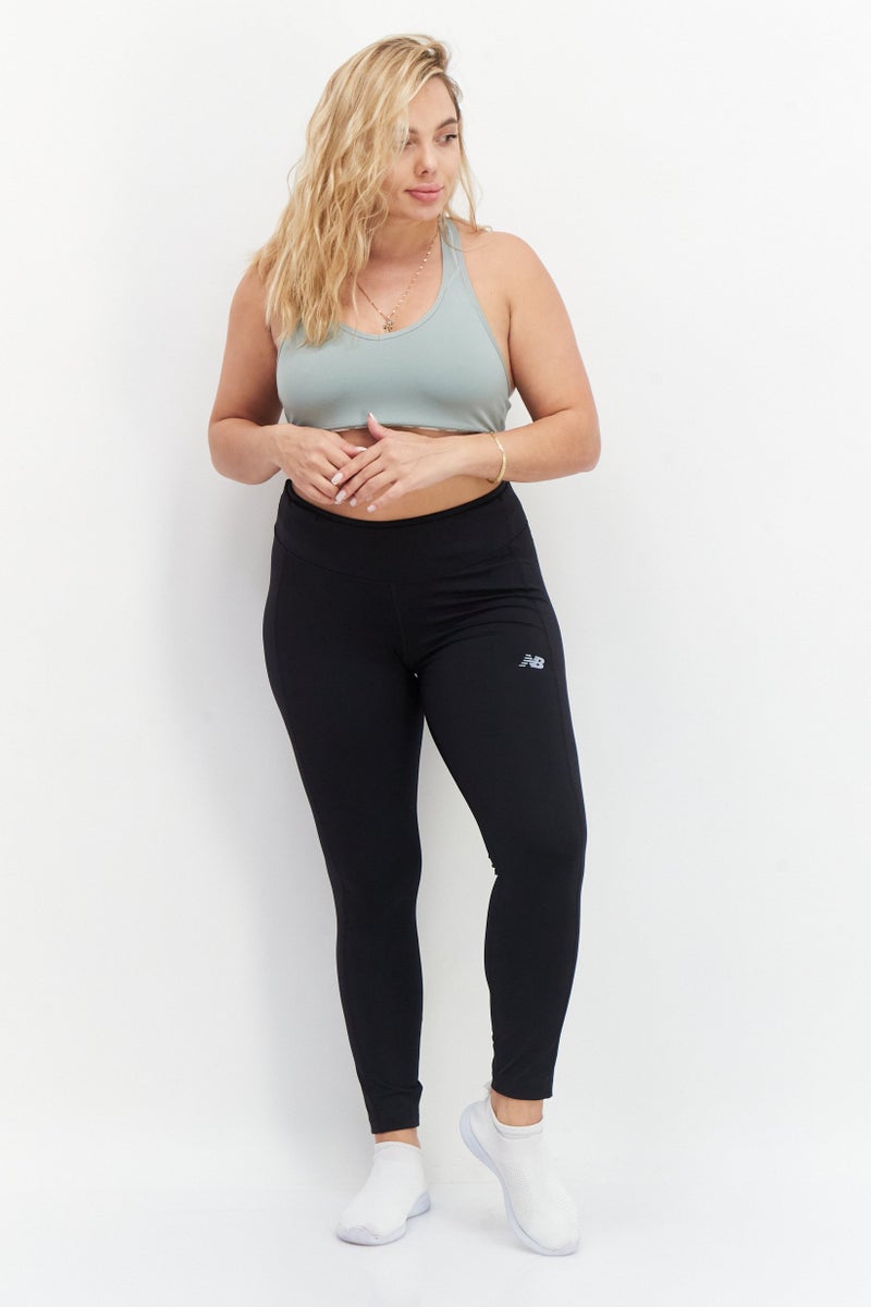 New Balance Women Sportswear Fit Training Leggings, Black - Image 3