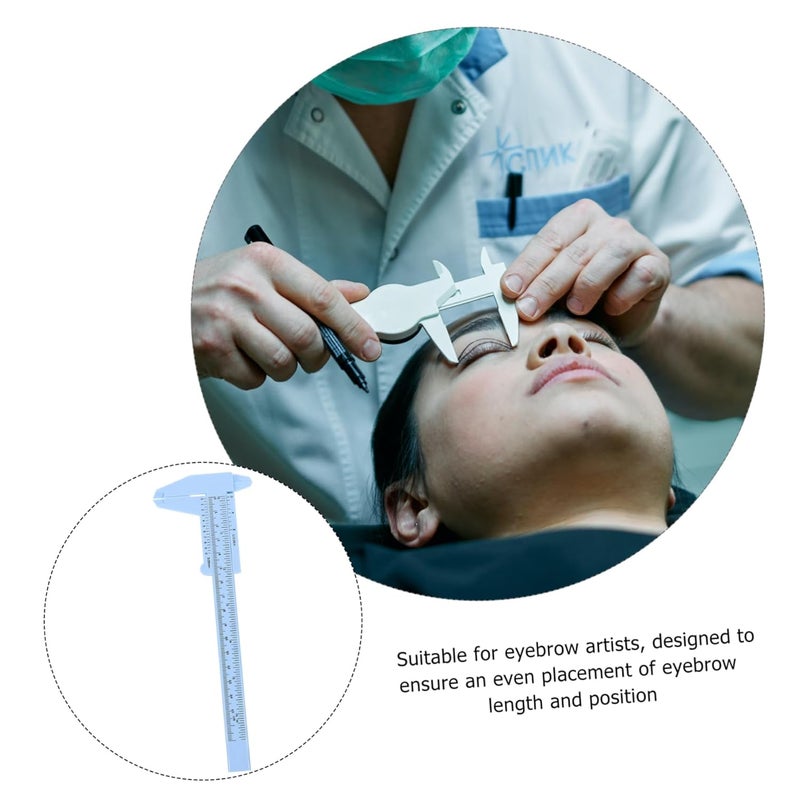 2Pcs Professional Eyebrow Shaping Tool With Flexible Ruler And Stencils For Perfect Brows - Image 5