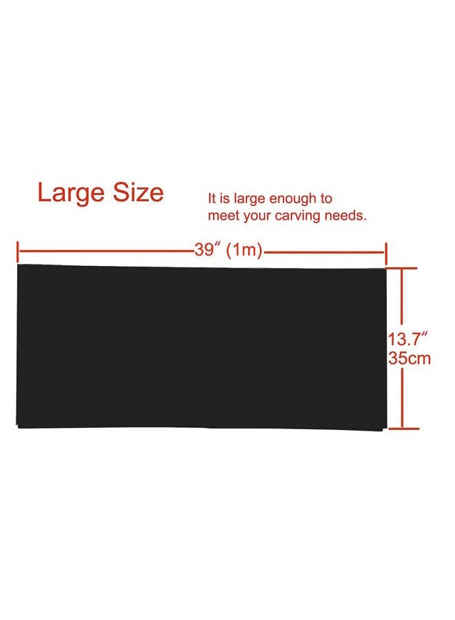 OISAKLD ورقة فوم EVA 13.7"×39" سوداء بسماكة 4mm-10mm لنماذج الكوسبلاي - Image 2