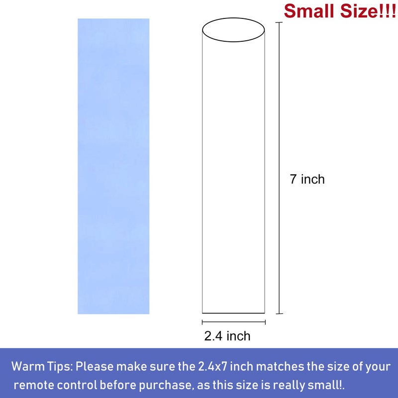 Morepack Remote Control Shrink Wrap Bags,2.4x7 Inches 100 Pieces Remote Control Cover Protector - Image 2