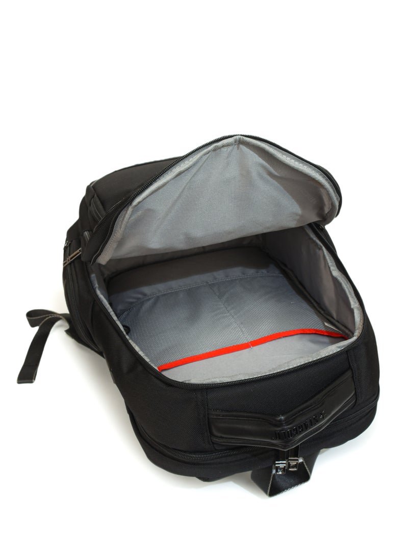 Stargold - Professional Laptop Backpack 19 Inch With USB Charging Port, Trolley Webbing, and Multiple Compartments, Durable Polyester & PU Material - Image 1
