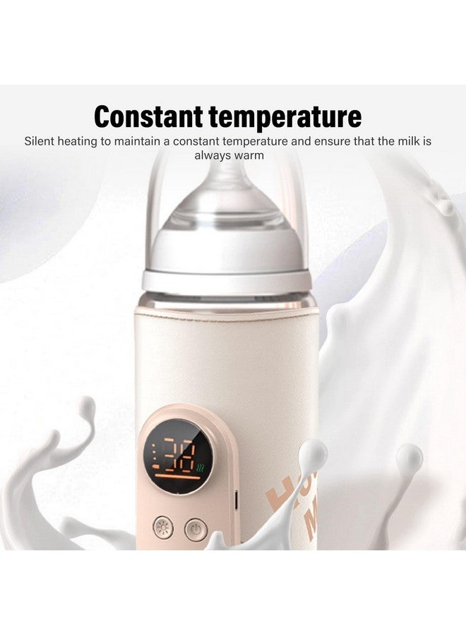 Bewinner Baby Bottle Warmer with 8000mAh USB - C Fast Charging, Constant Temperature Control, Portable Milk Heater for Travel, Outdoor Use - Lightweight Insulated Sleeve Fits All Bottles - Image 4
