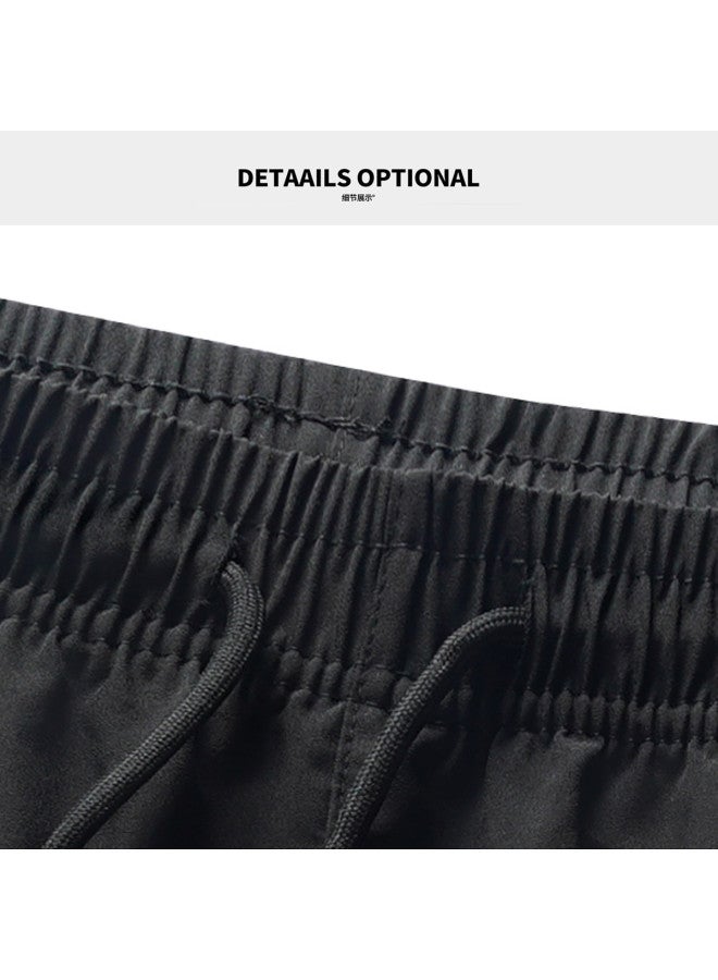 FOLUNSI Men's Summer Fashion Casual Pants - Breathable, Lightweight, Versatile, Comfortable, Simple Sporty Capri Trousers - Image 3